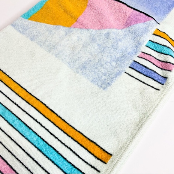 VINTAGE 90s Ocean Pacific Graphic Towel - Picture 7 of 12